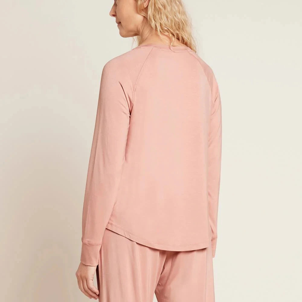 BOODY - GOODNIGHT RAGLAN SLEEP TOP IN DUSTY PINK