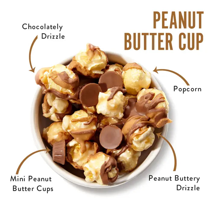 FUNKY CHUNKY - GOURMET POPCORN IN PEANUT BUTTER CUP - 5OZ