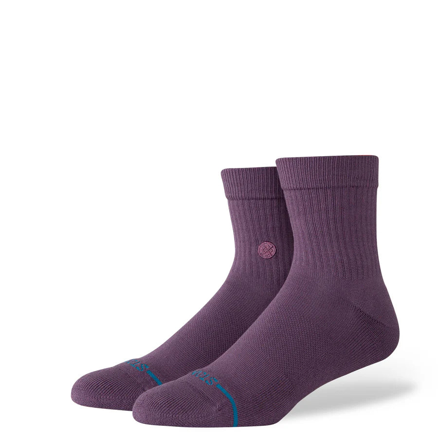 STANCE - ICON QUARTER SOCK IN GRAPE