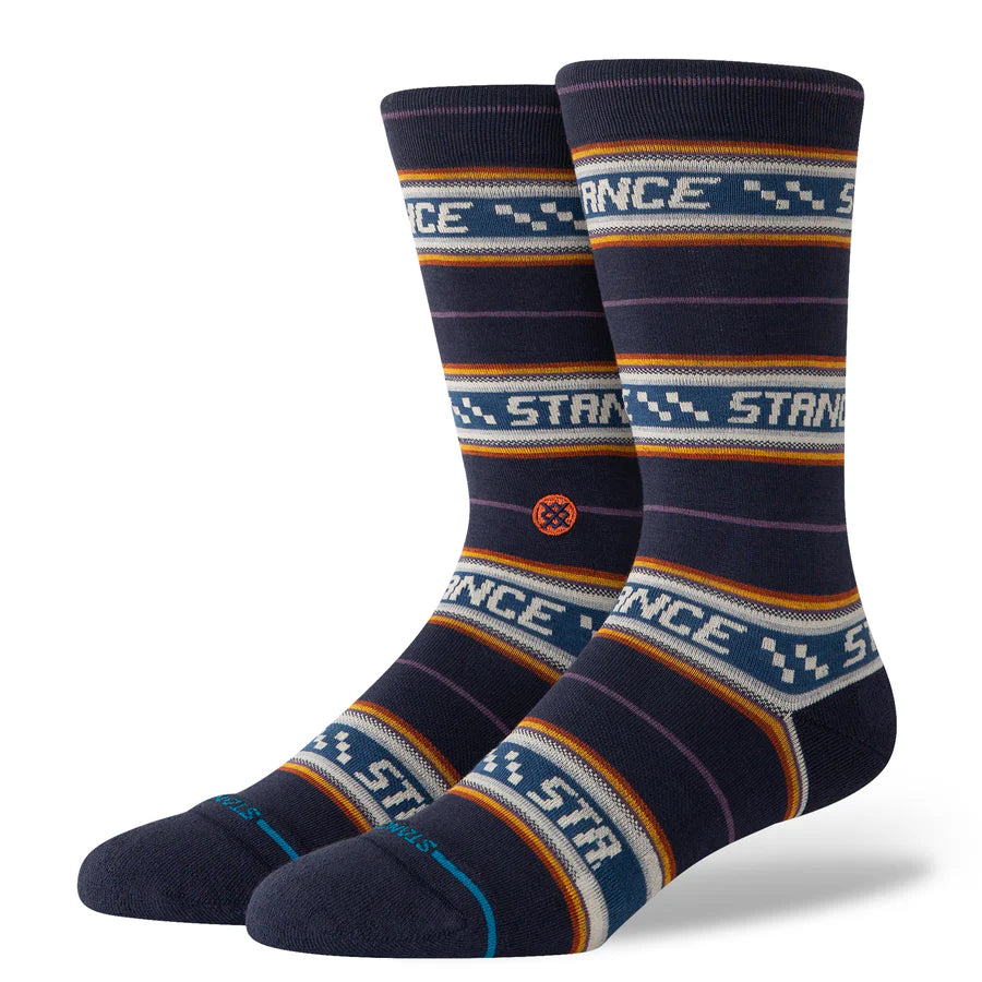 STANCE - FLOWRIDER CREW SOCK IN NAVY