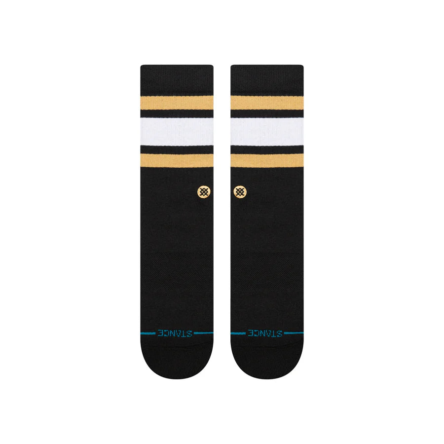 STANCE - BOYD CREW SOCK IN BLACK/BROWN