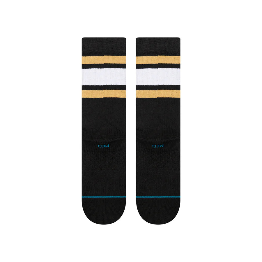 STANCE - BOYD CREW SOCK IN BLACK/BROWN