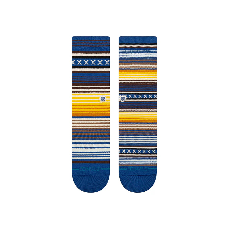 STANCE - CURREN CREW SOCK IN BLUE