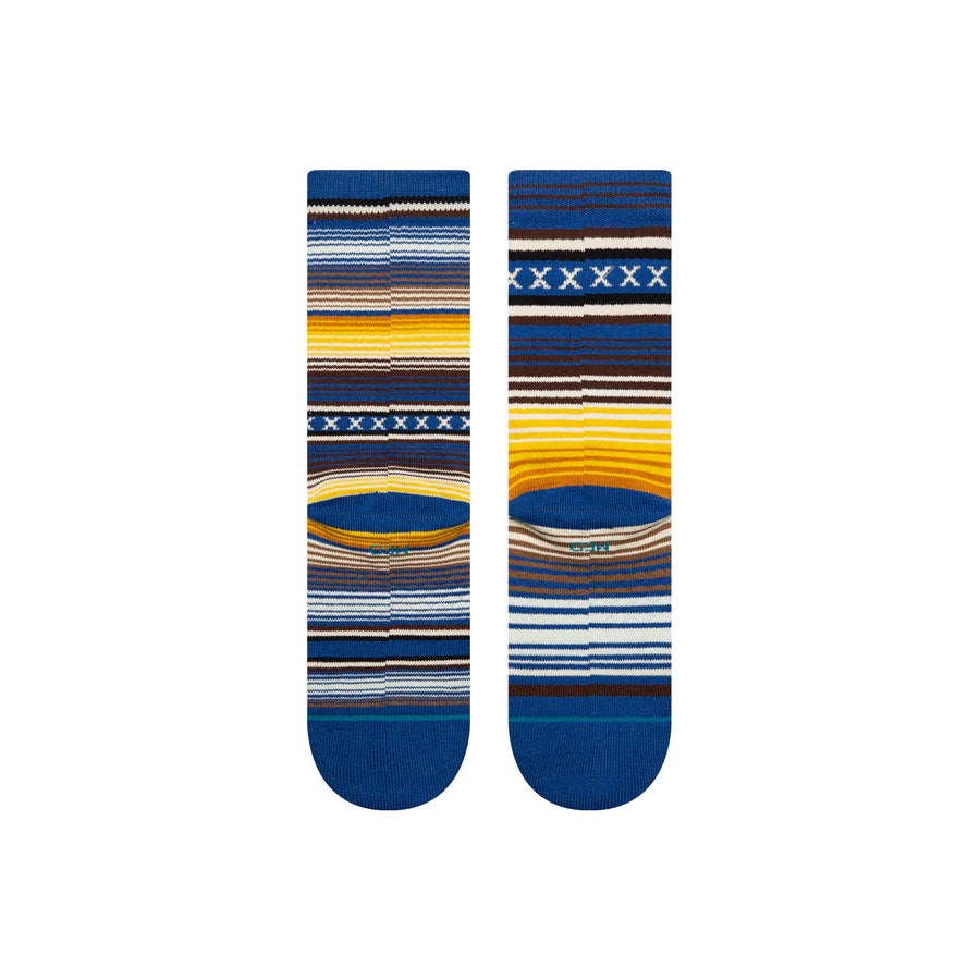 STANCE - CURREN CREW SOCK IN BLUE