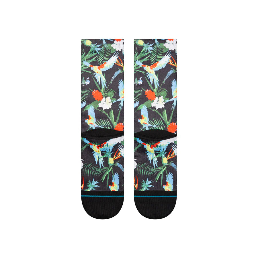 STANCE - BIRD CAGE CREW SOCK IN BLACK