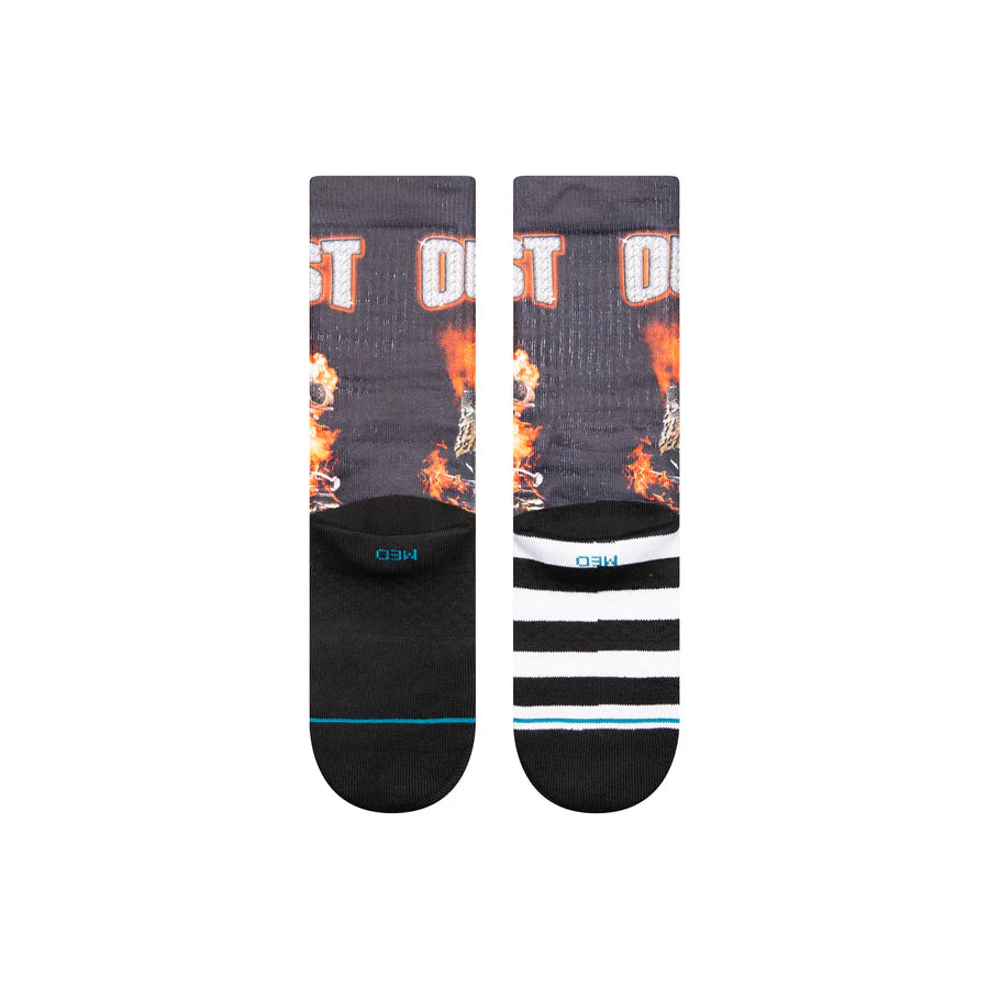 STANCE - STANKONIA CREW SOCK IN BLACK