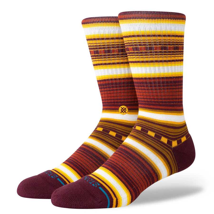 STANCE - WINDY PINE CREW SOCK IN RUST