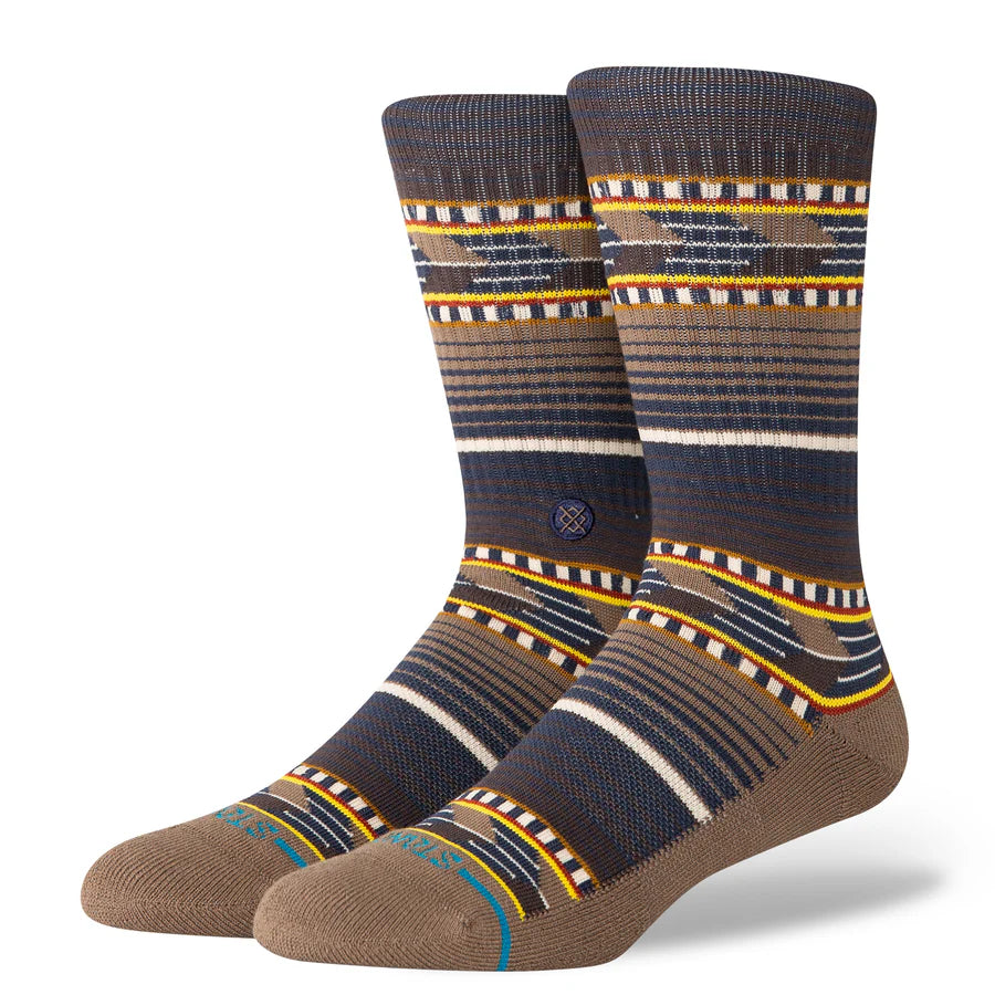 STANCE - CEDAR ROCK CREW SOCK IN BROWN