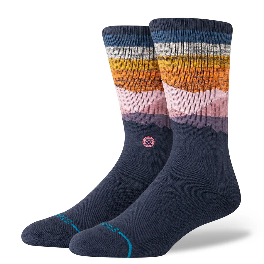 STANCE - SADDLEBACK CREW SOCK IN NAVY