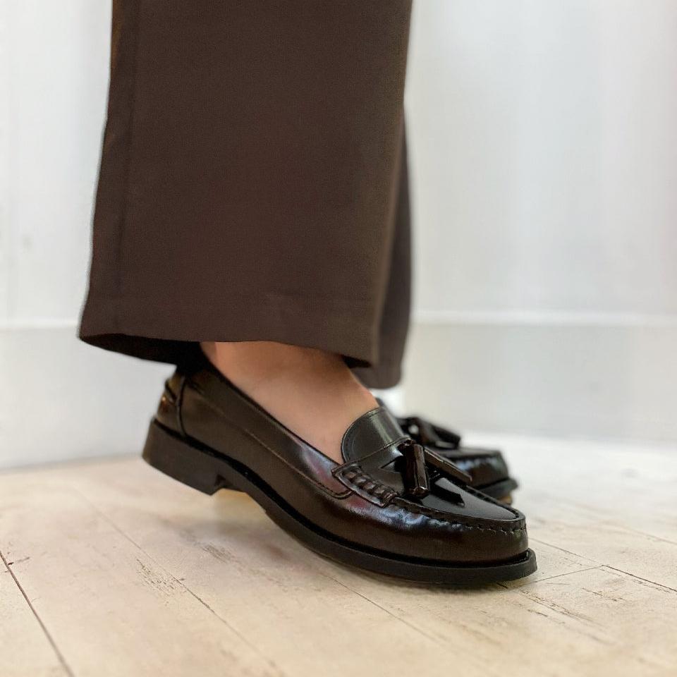 ALOHAS - TERRANE LOAFER IN BURNISH BROWN LEATHER