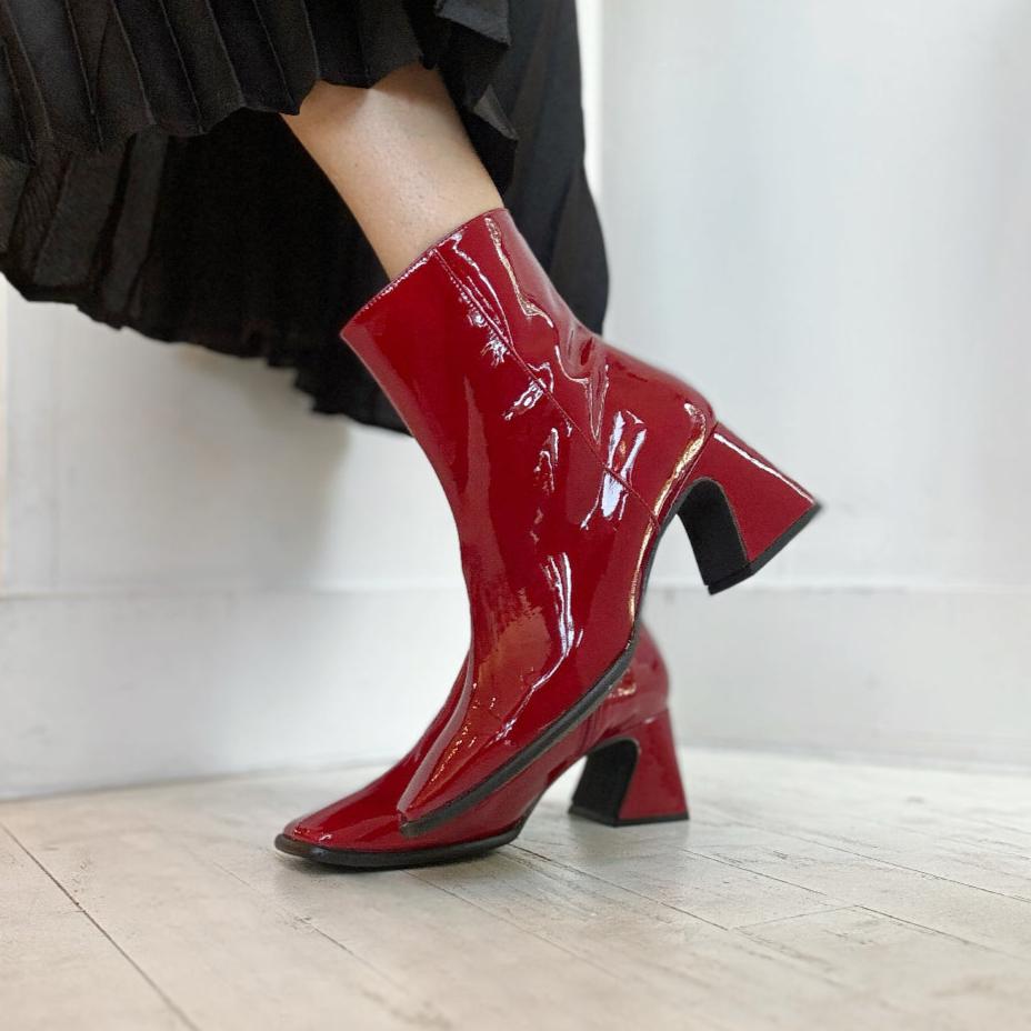 ANGEL ALARCON - DREMIA BOOT IN RED PATENT LEATHER