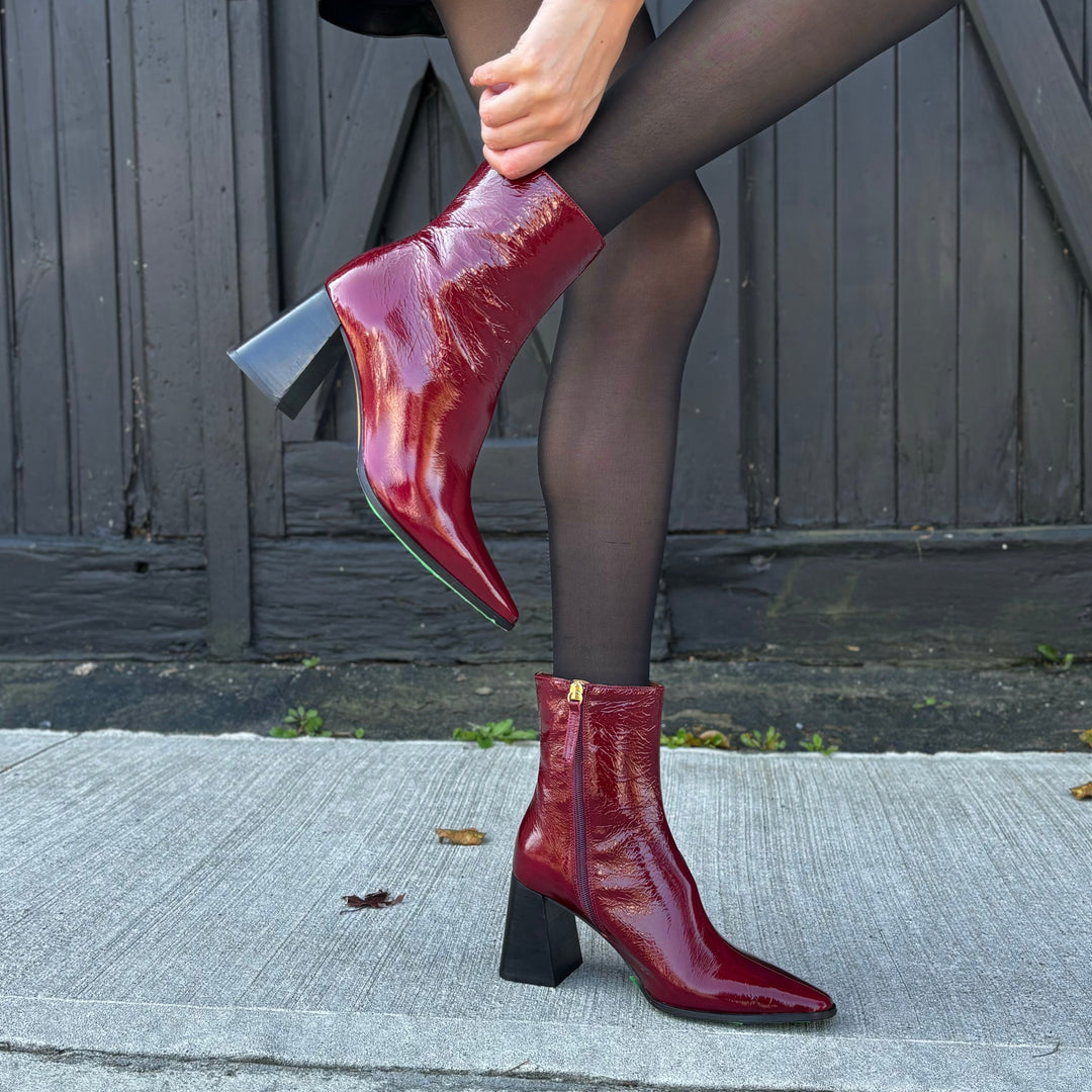 ANGEL ALARCON - TRIMIA BOOT IN RUBY PATENT LEATHER