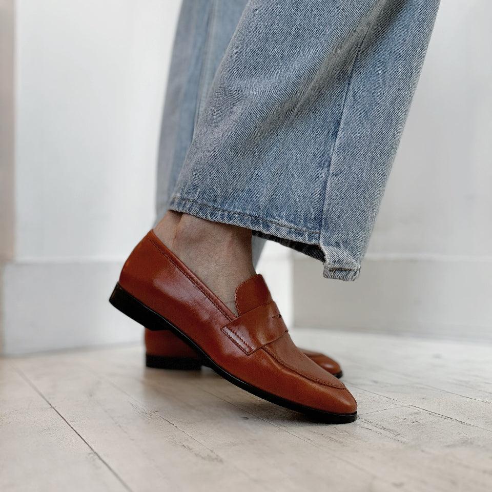 ANGEL ALARCON - ZAMA LOAFER IN SIERRA BROWN LEATHER