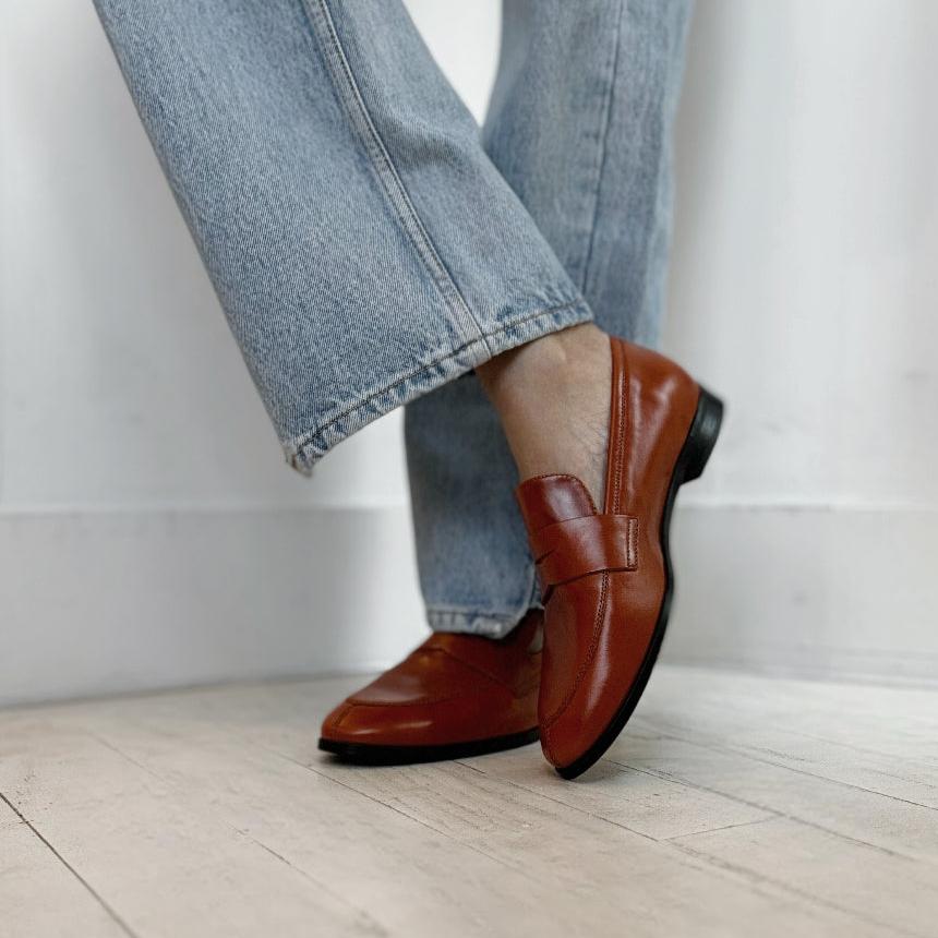 ANGEL ALARCON - ZAMA LOAFER IN SIERRA BROWN LEATHER