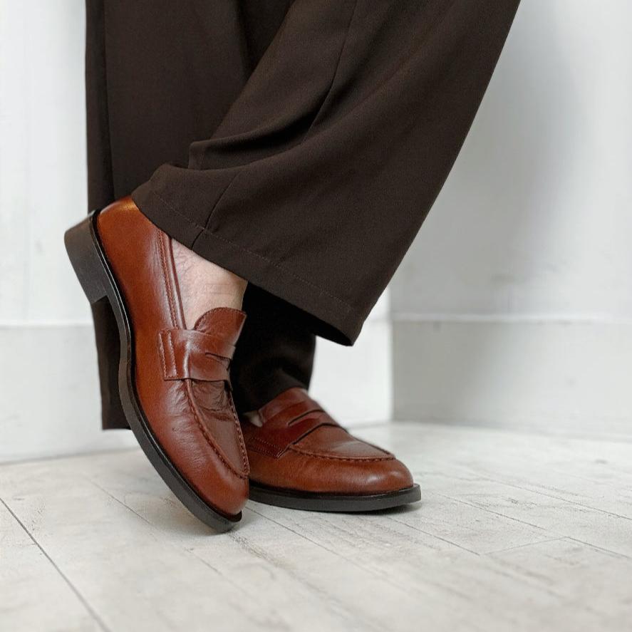 ATELIERS - CARLOS LOAFER IN TAN LEATHER