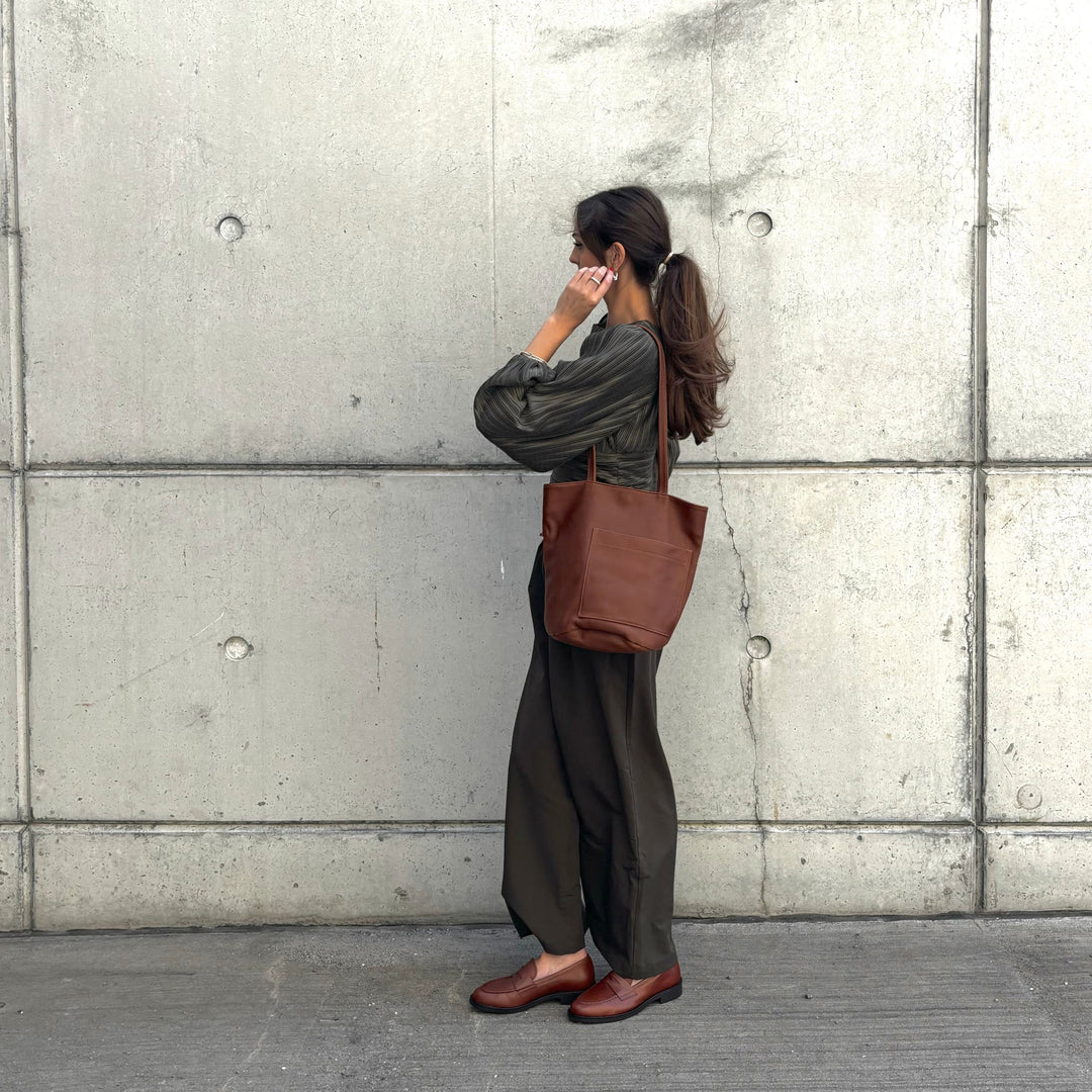 ATELIERS - CARLOS LOAFER IN TAN LEATHER