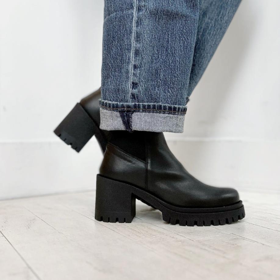 ATELIERS - SKYLAR BOOT IN BLACK LEATHER