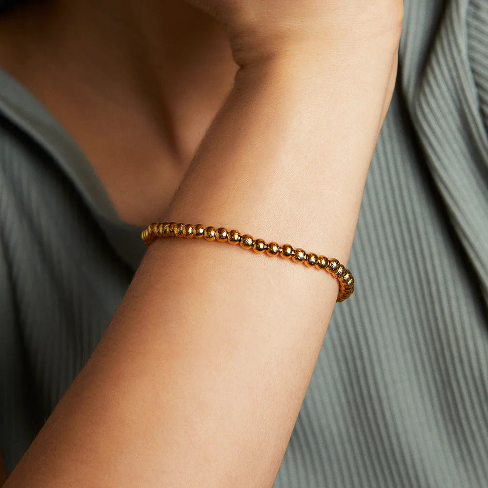 DEAN DAVIDSON - SIGNATURE SMALL BEADED BRACELET IN GOLD