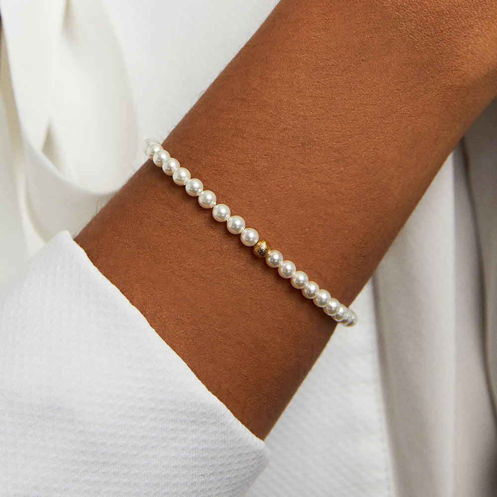 DEAN DAVIDSON - ETHOS MINI BRACELET IN PEARL/GOLD