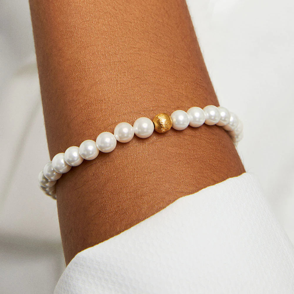 DEAN DAVIDSON - ETHOS MIDI BRACELET IN PEARL/GOLD