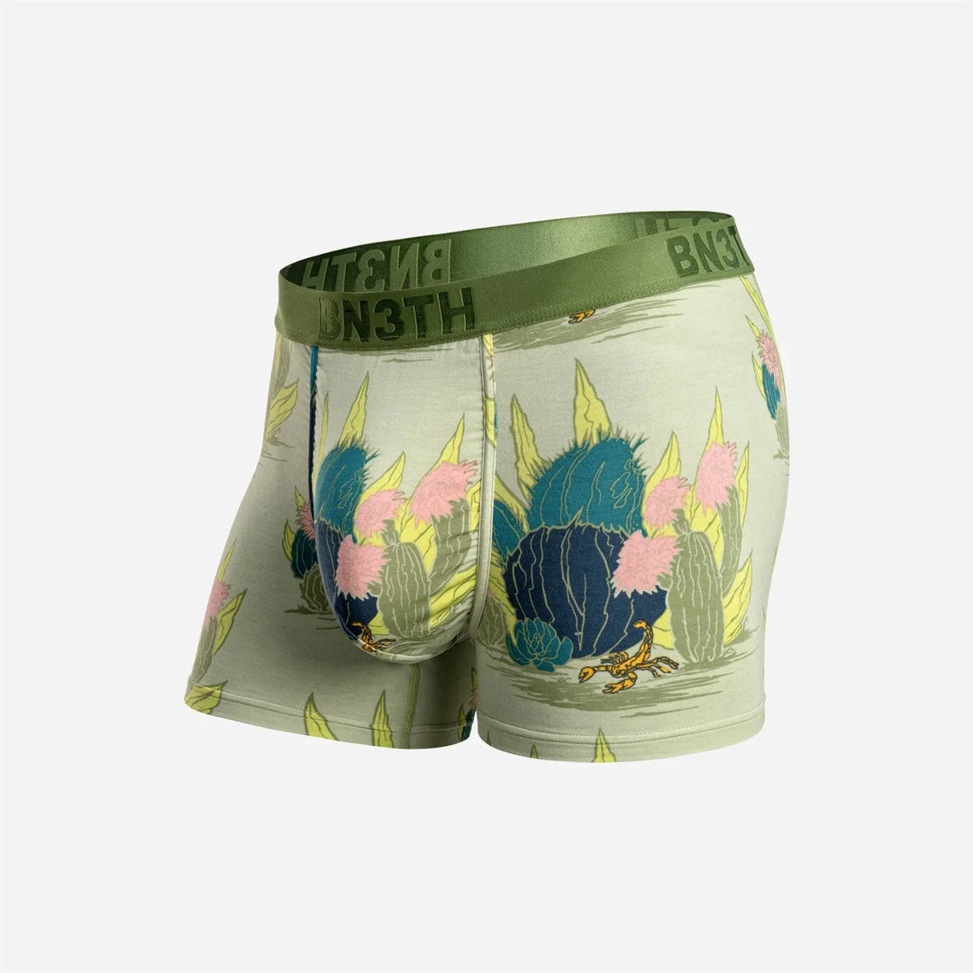 BN3TH - CLASSIC ICON TRUNK IN CACTUS FLORAL FAIR GREEN