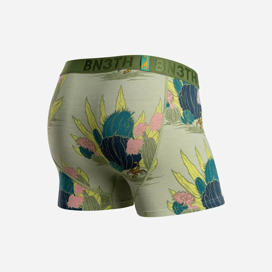 BN3TH - CLASSIC ICON TRUNK IN CACTUS FLORAL FAIR GREEN