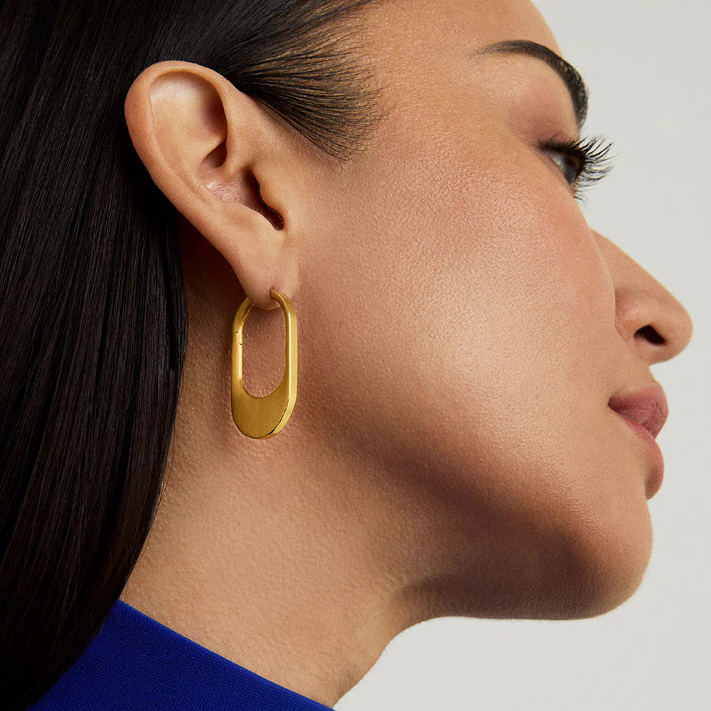 DEAN DAVIDSON - CROSBY HINGED HOOPS IN GOLD