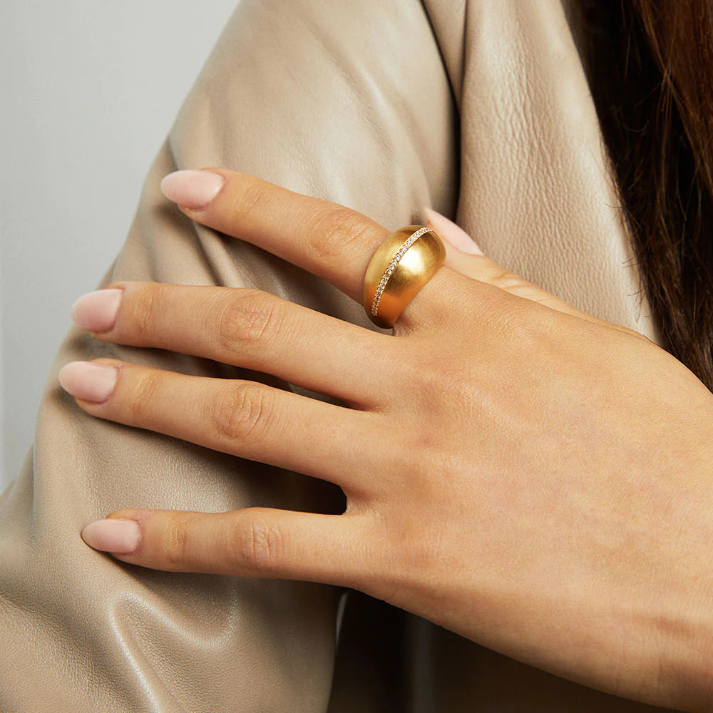 DEAN DAVIDSON - PETIT PAVE STATEMENT RING IN GOLD