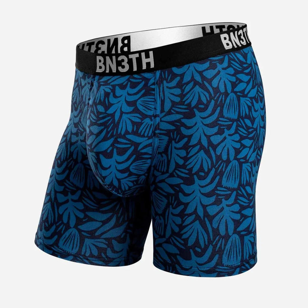 BN3TH - OUTSET BOXER BRIEF PRINT IN ABSTRACT TROPICAL - NAVY