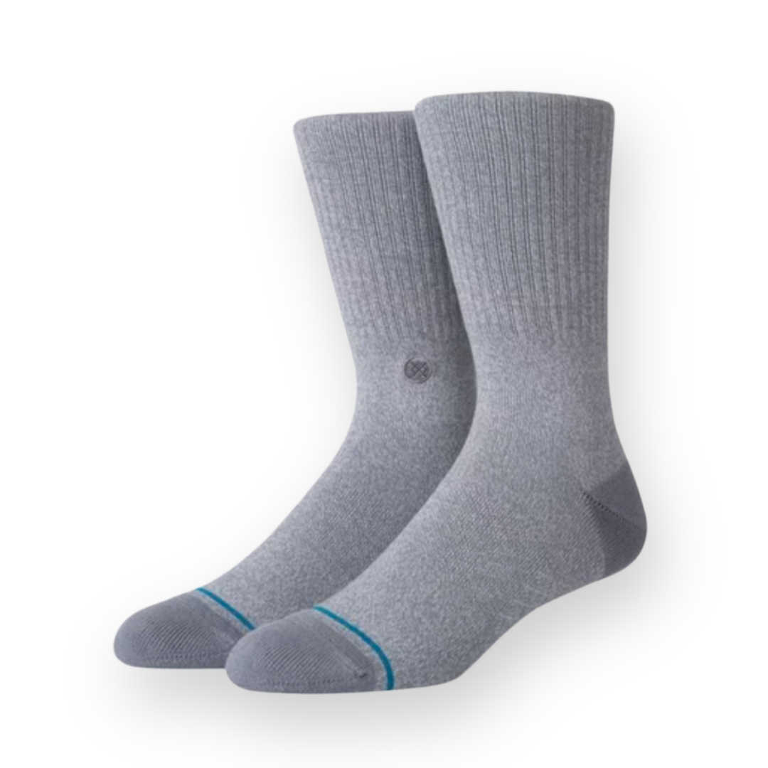 STANCE - ICON CREW SOCK IN GREY/HEATHER