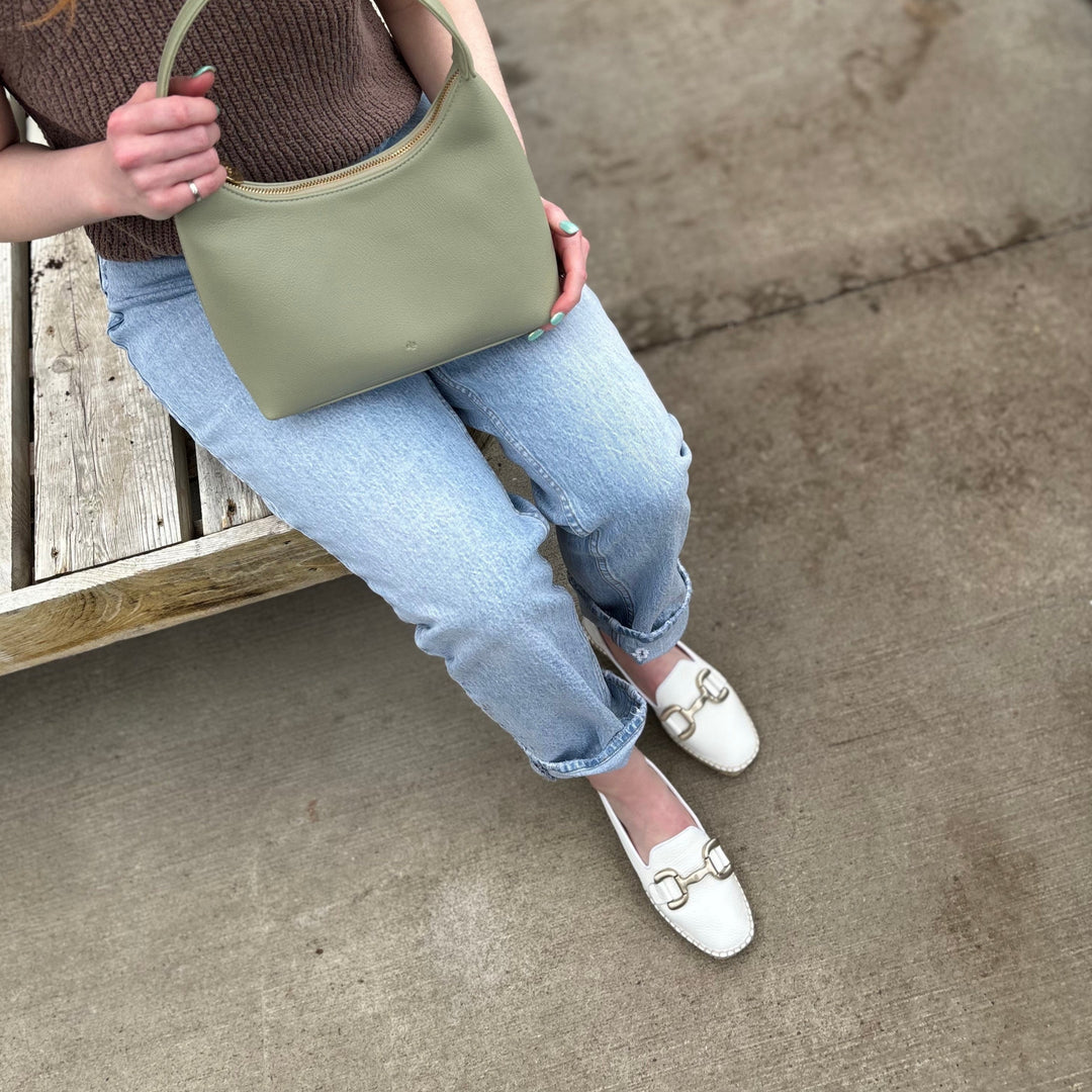 ATELIERS - PARIS ESPADRILLE LOAFER IN WHITE LEATHER