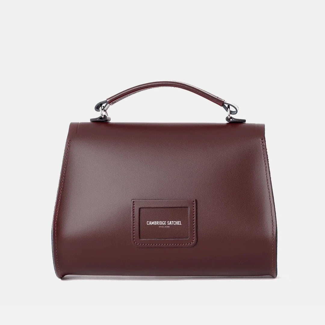 CAMBRIDGE SATCHEL - THE POPPY BAG IN OXBLOOD LEATHER