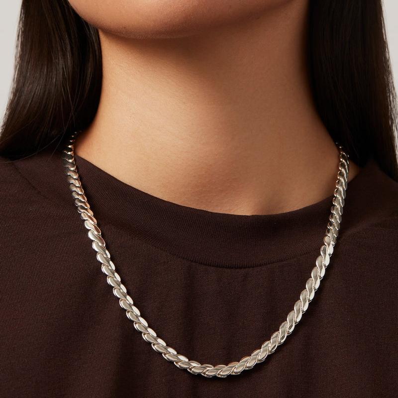 JENNY BIRD - PALOMA CHAIN NECKLACE LARGE IN SILVER