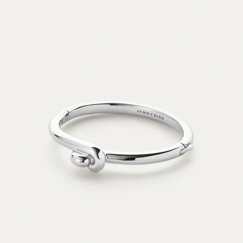 JENNY BIRD - MAEVE BANGLE IN HIGH POLISH SILVER