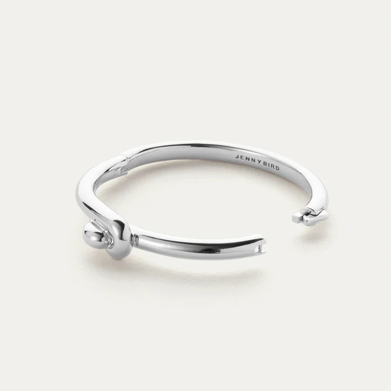 JENNY BIRD - MAEVE BANGLE IN HIGH POLISH SILVER