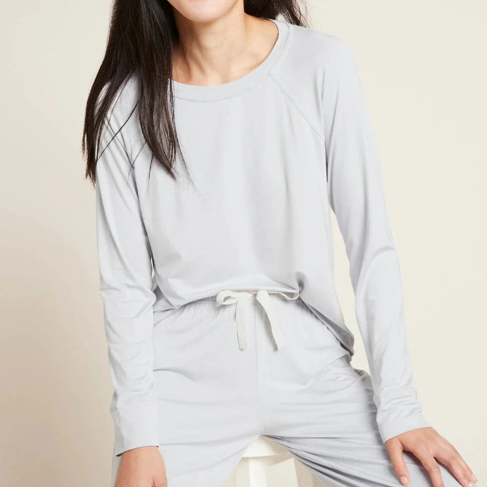 BOODY - GOODNIGHT RAGLAN SLEEP TOP IN DOVE