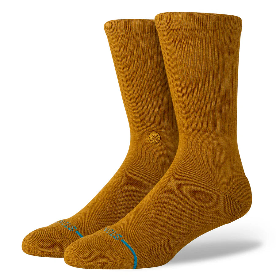 STANCE - ICON CREW SOCK IN GOLD CANVAS