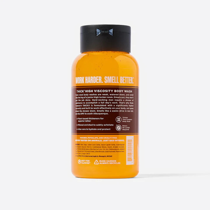 DUKE CANNON - THICK HIGH VISCOSITY BODY WASH IN SAWTOOTH