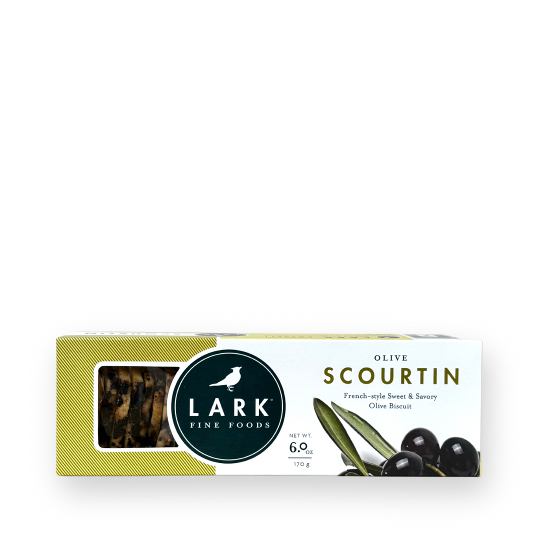 LARK FINE FOODS - SAVOURY BISCUITS IN OLIVE SCOURTIN