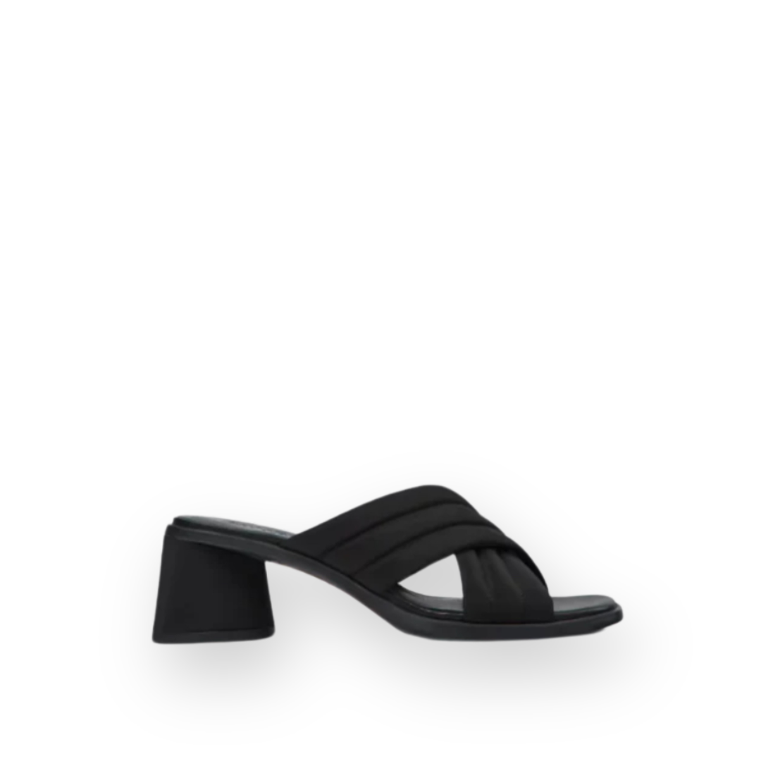 CAMPER - KIARA HEELED SANDAL K201540-004 IN BLACK TEXTILE