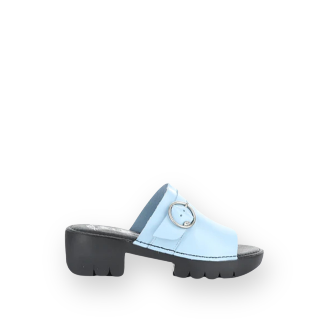 FLY LONDON - EPLE519FLY SANDAL IN SKY BLUE LEATHER