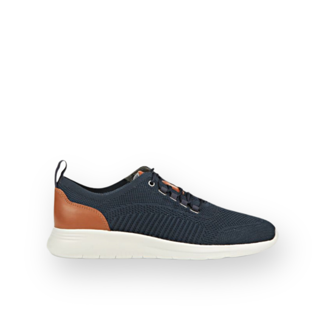 JOHNSTON & MURPHY - AMHERST 2.0 SNEAKER IN NAVY KNIT TEXTILE