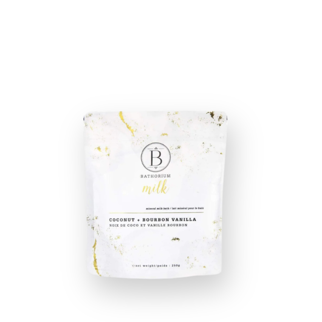 BATHORIUM - MINERAL BATH SOAK MILK IN COCONUT + VANILLA - 250G