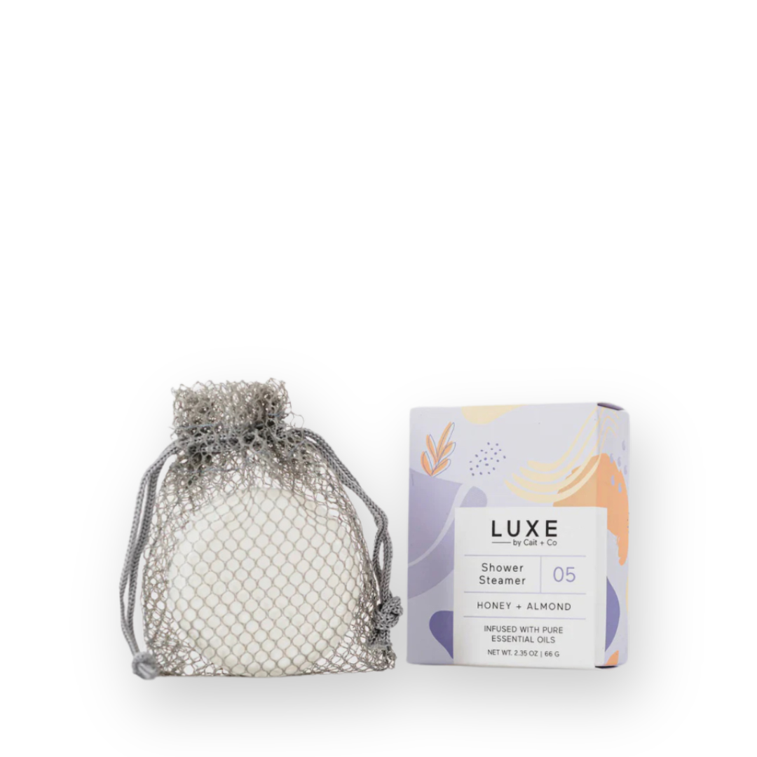 LUXE BY CAIT & CO - SHOWER STEAMER IN HONEY + ALMOND