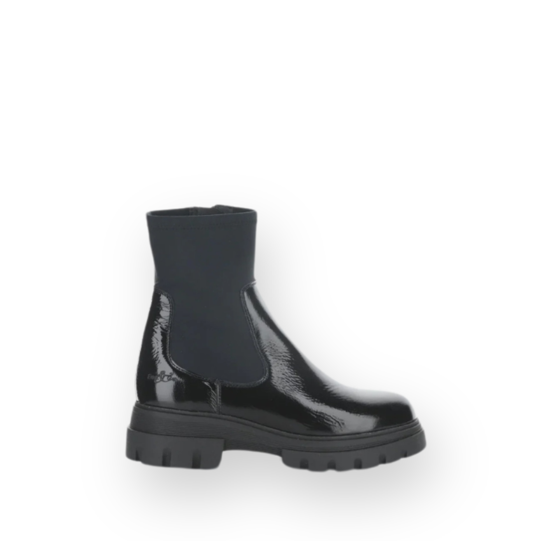 BOS & CO - FIVE BOOT IN BLACK PATENT LEATHER