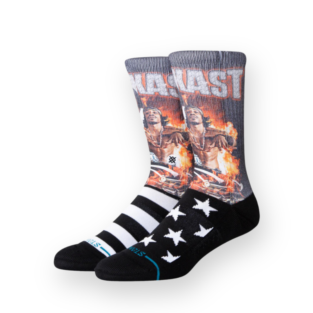 STANCE - OUTKAST STANKONIA CREW SOCK IN BLACK