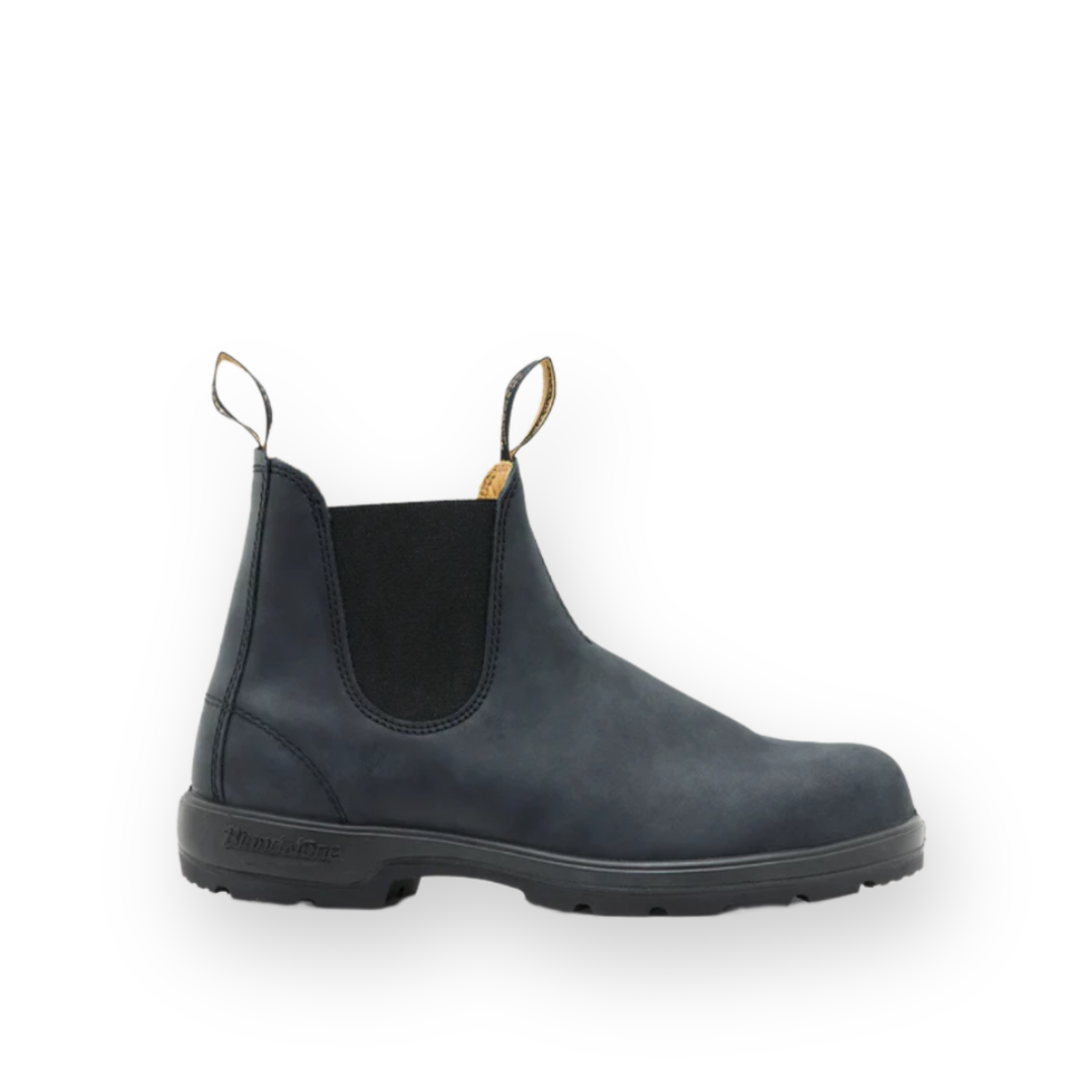 BLUNDSTONE - 587 CLASSIC BOOT IN RUSTIC BLACK NUBUCK