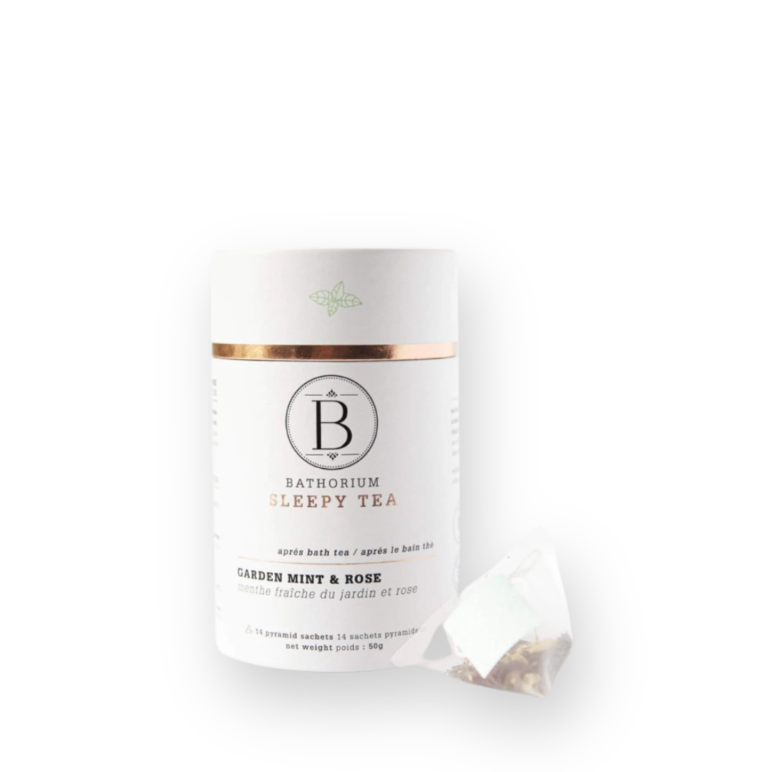 BATHORIUM - APRES BATH SLEEPY TIME TEA IN GARDEN MINT & ROSE