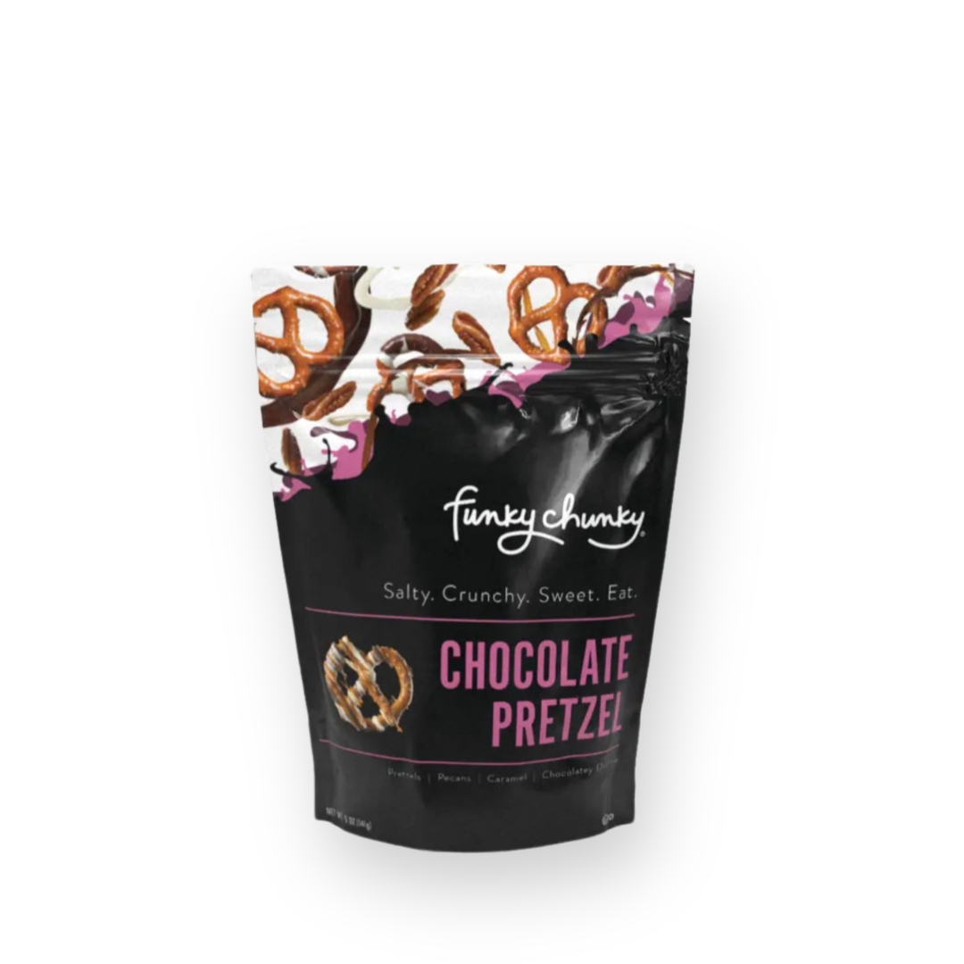 FUNKY CHUNKY - GOURMET POPCORN IN CHOCOLATE PREZTEL - 5OZ