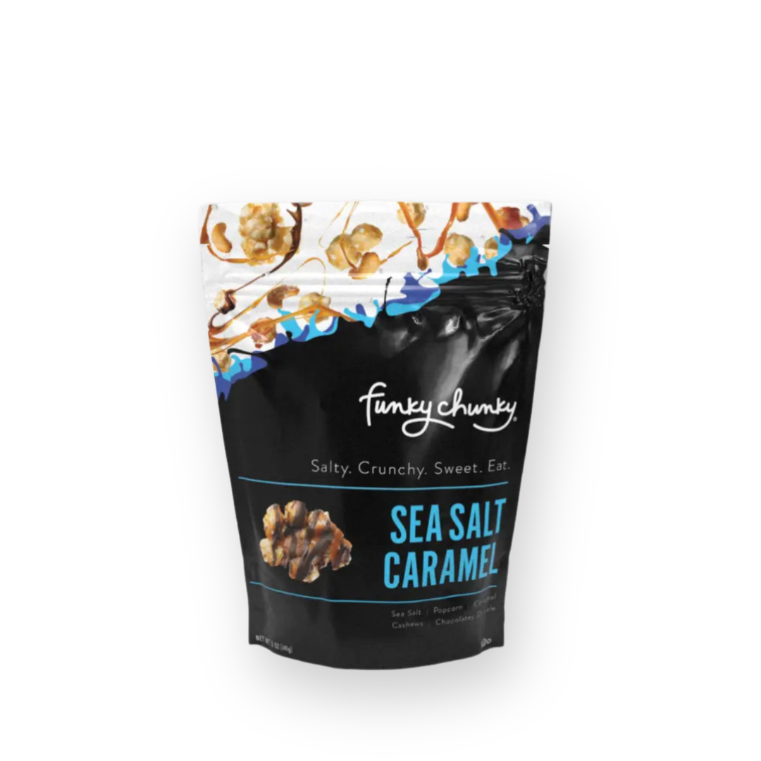 FUNKY CHUNKY - GOURMET POPCORN IN SEA SALT CARAMEL - 5OZ